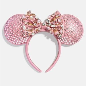 NWT Disney x Bauble Bar Pink Rhinestone Mouse Ears Headband